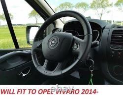 14+ RENAULT TRAFIC VIVARO NV300 FIAT TALENTO 2014 Volant en cuir NEUF