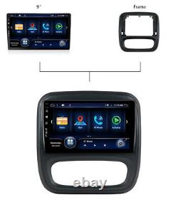 256G Android 13 Autoradio GPS Navi Pour Renault Trafic 3 Opel Vivaro B 2014-2021