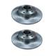 2x Maxgear Disque De Frein 280 Mm Pour Opel Vivaro Renault Trafic Ii Nissan