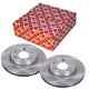 2 Febi Disques De Frein Avant Pour Nissan Primastar Opel Vivaro Renault Trafic