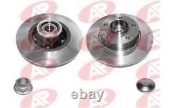 2x AP Disques de Frein Arrière pour RENAULT TRAFIC OPEL VIVARO R1020PCA