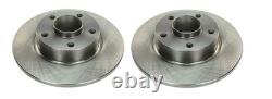 2x Jeu de Disques Frein Arrière pour Renault Trafic Opel Vivaro Nissan Primastar