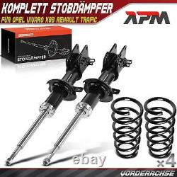 4X Ensemble Complet D'Amortisseurs Avant Pour Opel Vivaro X83 Renault Trafic