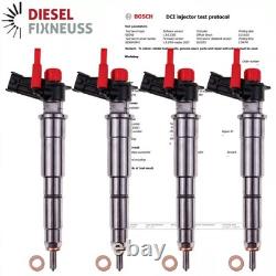 4x 0445115007 Bosch Injecteur Renault Trafic Laguna Opel Vivaro 2.0 H82409398