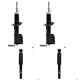4x Ashika Amortisseur Avant+arrière Pour Nissan Opel Vivaro Renault Trafic