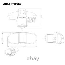 AMPIRE KV-VIVARO-A-2G Caméra de Recul Compatible Renault Trafic II 2001 2014