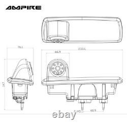 AMPIRE KV-VIVARO-B-2G Caméra De Recul Compatible Avec Renault Trafic 3 2014