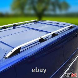 Barres de toit longitudinales pour Renault Trafic / Opel Vivaro 2001-14 L2 Gris