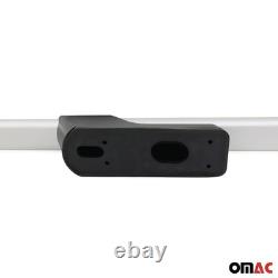 Barres de toit longitudinales pour Renault Trafic / Opel Vivaro 2001-14 L2 Gris
