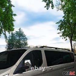 Barres de toit longitudinales pour Renault Trafic Opel Vivaro A 2001-14 L1 Noir