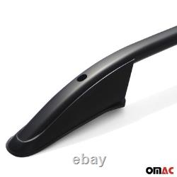 Barres de toit longitudinales pour Renault Trafic Opel Vivaro A 2001-14 L1 Noir