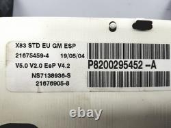 Bloc Compteurs Vitesse Renault Trafic Opel Vivaro 8200295452 A