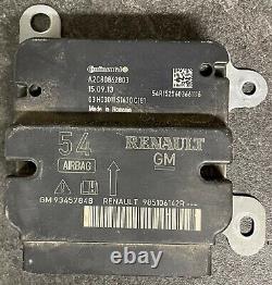 Calculateur AIR BAG RENAULT TRAFIC OPEL VIVARO 985106142R 93457848 A2C80862803