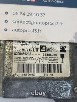 Calculateur Capteur Airbag De Boitier D' Air Bag Vierge Opel Vivaro 8200469203