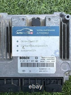 Calculateur Moteur Ecu Opel Vivaro 2.0 DCI 0281017065 8200935115 Edc16c36