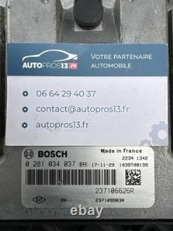 Calculateur Moteur Opel Vivaro Renault Trafic 3 III 1.6 0281034037 237106626r