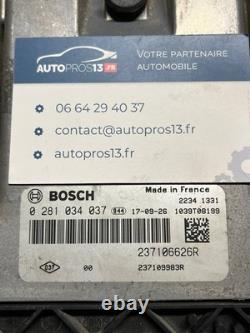 Calculateur Moteur Opel Vivaro Renault Trafic 3 III 1.6 0281034037 237106626r