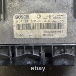 Calculateur RENAULT TRAFIC OPEL VIVARO 1.9 0281011530 HOM8200051609 8200512196