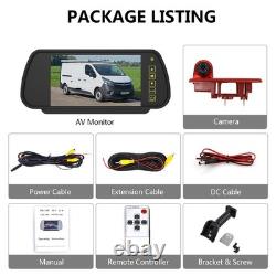 Caméra Recul 7 Pouces + Écran pour Renault Trafic Opel Vivaro Nissan Fiat