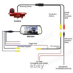 Caméra Recul 7 Pouces + Écran pour Renault Trafic Opel Vivaro Nissan Fiat