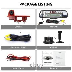 Caméra de Recul 6.86 Pouces + Écran pour Renault Trafic Opel Vivaro Nissan Fiat