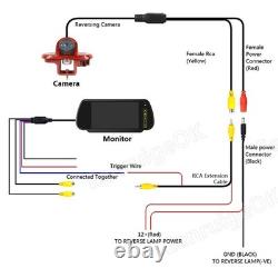 Caméra de recul feu stop arrière7Écran pour Renault Trafic Opel Vauxhall Vivaro
