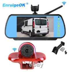 Caméra de recul sans fil+7Écran Pour Opel Vivaro Nissan Renault Trafic2001-2005