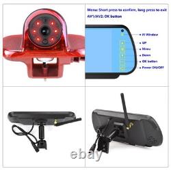 Caméra de recul sans fil+7Écran Pour Opel Vivaro Nissan Renault Trafic2001-2005