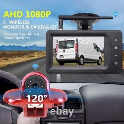 Caméra de recul sans fil feu de stop+5 Écran pour Renault Trafic Opel Vivaro