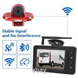 Caméra de recul sans fil feu de stop+5 Écran pour Renault Trafic Opel Vivaro