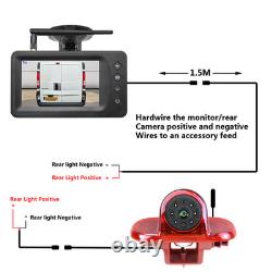Caméra de recul sans fil feu de stop+5 Écran pour Renault Trafic Opel Vivaro