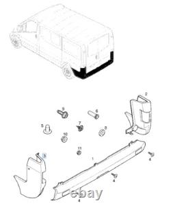 Coin Moulure Pare-Chocs Arrière Gauche OPEL Vivaro Renault Trafic 91166146
