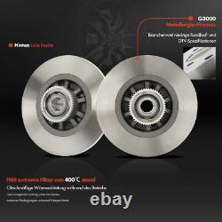 Disques De Frein Arrière Ø280 Pleins 2x Pour Renault Trafic 3 Opel Vivaro X82