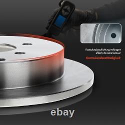 Disques De Frein Arrière Ø280 Pleins 2x Pour Renault Trafic 3 Opel Vivaro X82