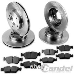 Disques + Revêtements Avant + Arrière Convient pour Opel Vivaro + Renault Trafic