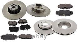 Disques + Revêtements Avant+Arrière pour Renault Trafic II 2 + Opel Vivaro A