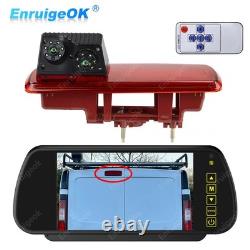 Dual lens Caméra feu de frein+Écran Pour Opel Vivaro Renault Trafic 2014-présent