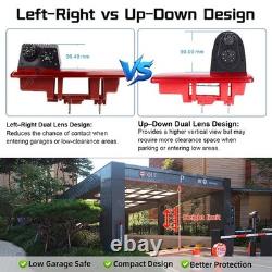 Dual lens Caméra feu de frein+Écran Pour Opel Vivaro Renault Trafic 2014-présent