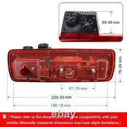 Dual lens Caméra feu de frein+Écran Pour Opel Vivaro Renault Trafic 2014-présent