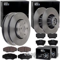EUROBRAKE Disques + Revêtements Convient pour Renault Trafic II 2 + Opel Vivaro