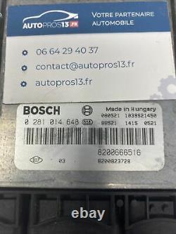 Ecu Calculateur De Moteur A Reprogrammer Bosch Renault Trafic 2.0 DCI 8200666516