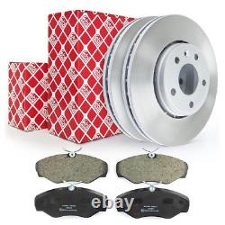 Febi Disques de Frein 305mm Plaquette pour Avant Opel Vivaro Renault Trafic II