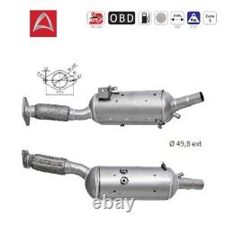 Filtre à particules diesel DPF pour OPEL Vivaro RENAULT Trafic -1.6