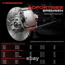 Frankberg Disques De Frein Pleins Arrière 280 Mm Pour Opel Vivaro Renault Trafic