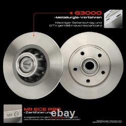 Frankberg Disques De Frein Pleins Arrière 280 Mm Pour Opel Vivaro Renault Trafic