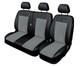 Housses De Si&egrave;ge Avant Sur Mesure 2+1 Pour Renault Trafic Iii Opel Vivaro B