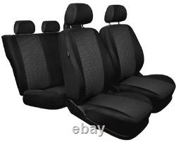 Housses de siège sur mesure pour 9 places Opel Vivaro A Renault Trafic II AIRBAG