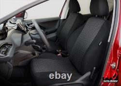 Housses de siège sur mesure pour 9 places Opel Vivaro A Renault Trafic II AIRBAG