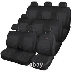 Housses de siège sur mesure pour Renault Trafic III et Opel Vivaro B II 9 places