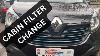 How To Change Cabin Pollen Filter Renaut Trafic Vauxhall Vivaro
